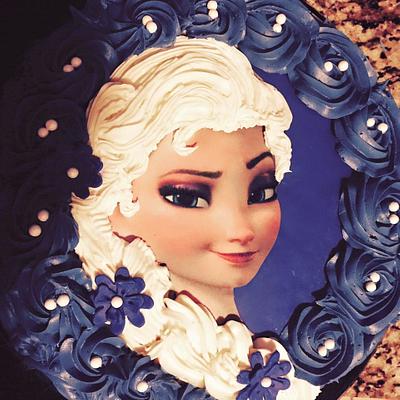Elsa - Cake by SugaShaq