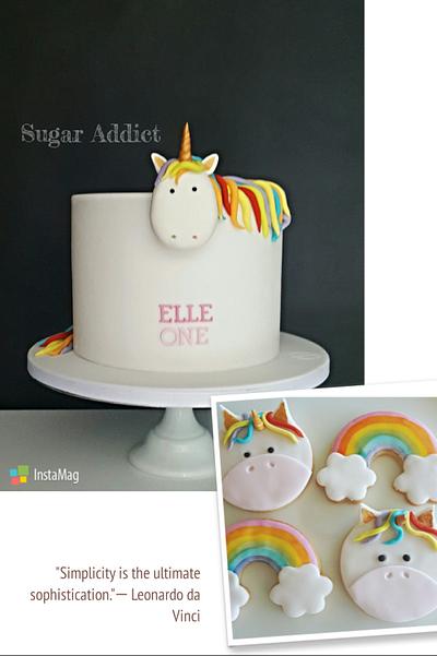 I 💙 unicorns - Cake by Sugar Addict by Alexandra Alifakioti