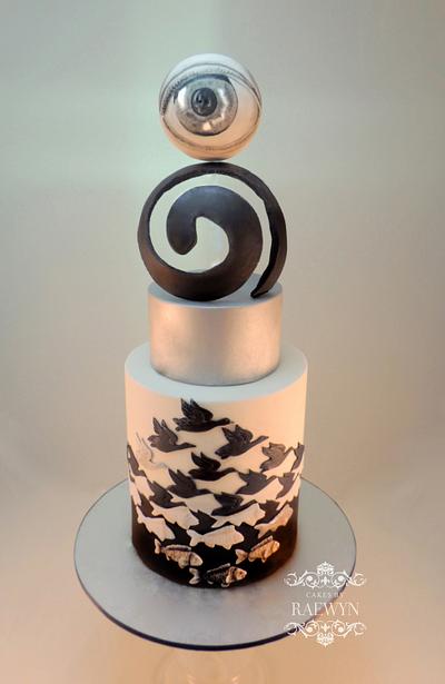 Escher Eye on Rind - Cake by Raewyn Read Cake Design