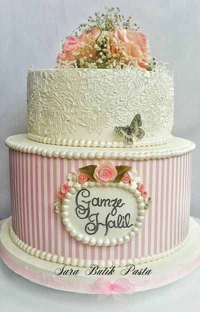 Wedding cake  - Cake by Meral Yazan 