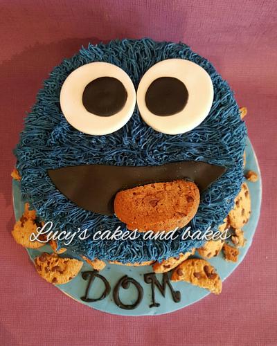 Cookie monster cake - Cake by Lucy