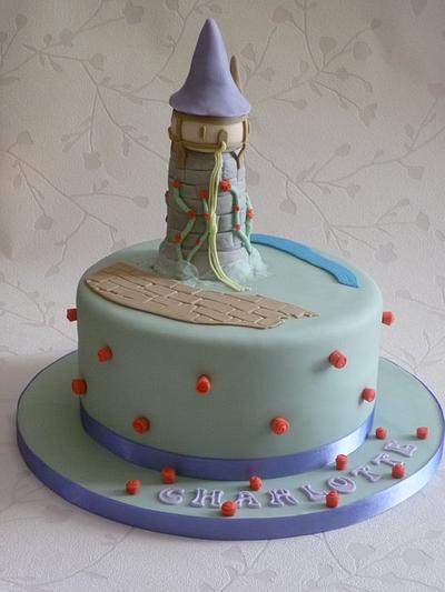 Rapunzel Mini Tower - Cake by suzannahscakes