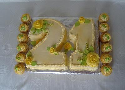 21th Birthday - Cake by Planet Cakes