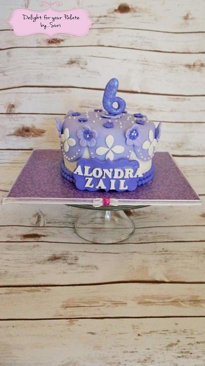 Sofia The First Cake  - Cake by Delight for your Palate by Suri