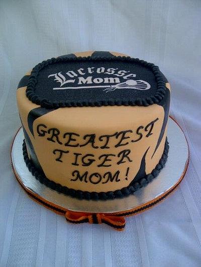 The Princeton Lacrosse Mom's cake - Cake by horsecountrycakes