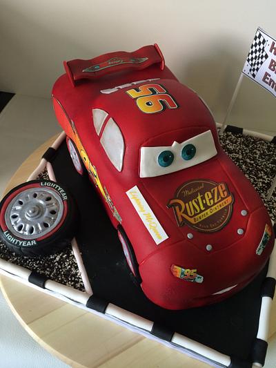 Lightning Mcqueen Cake - Cake by Phey