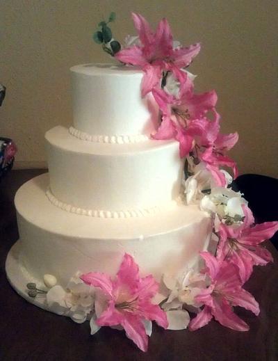pink hawaii  - Cake by Misty Moody