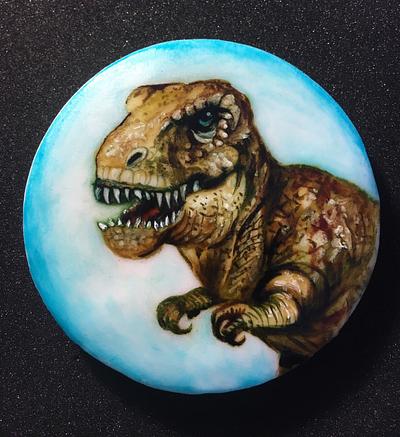 T-Rex biscuit - Cake by Bicky Piccy