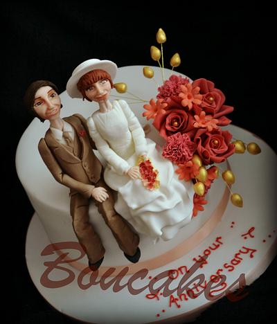 Anniversary Cake - Cake by YvonneD