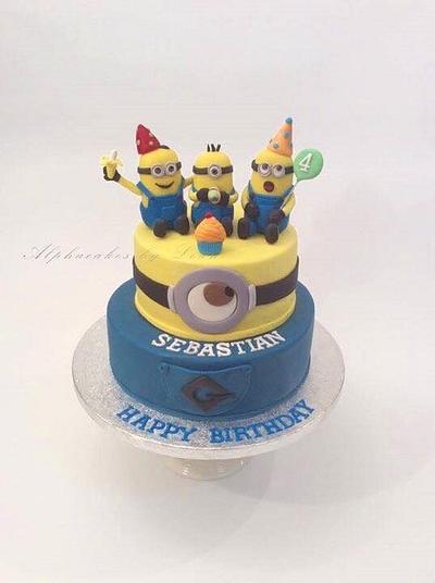 Minion cake - Cake by AlphacakesbyLoan 