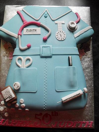 Naughty Nurse - Cake by Marie 2 U Cakes  on Facebook