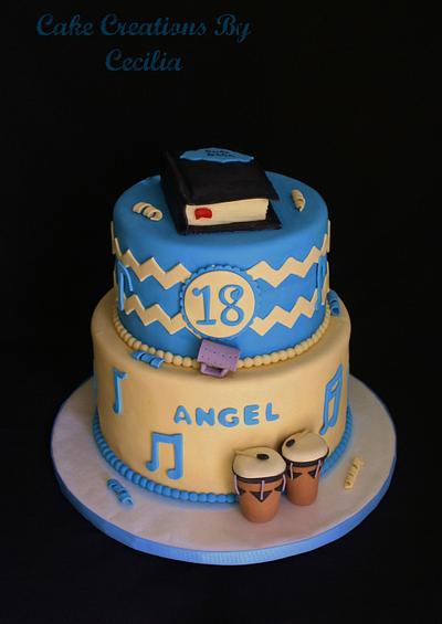 "18" Birthday Cake - Cake by CakeCreationsCecilia