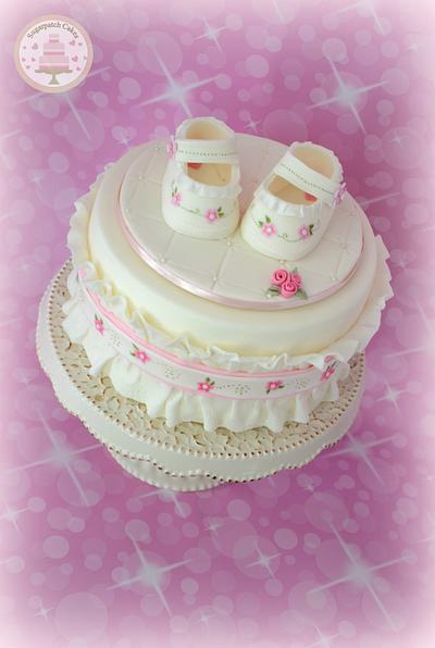 Baby's First Shoes - Cake by Sugarpatch Cakes