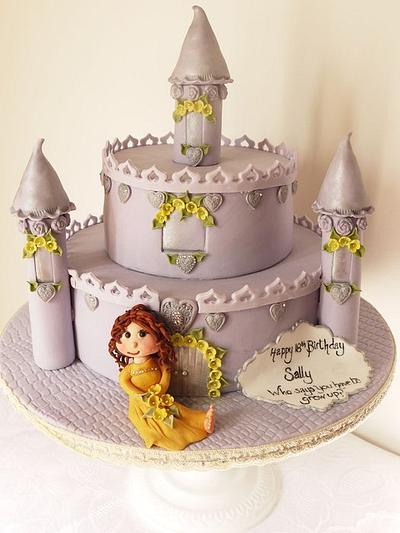 Fairy tale Castle 18th Birthday cake   - Cake by Scrummy Mummy's Cakes