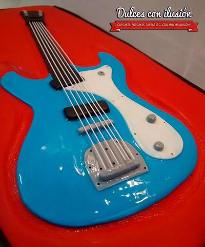 Guitar cake - Cake by Dulces con ilusion