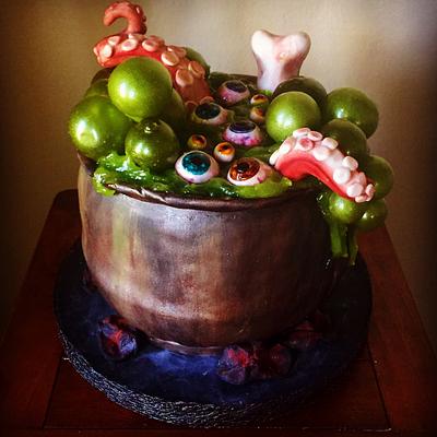 Bubbling Caudron cake - Cake by Ambrosia Cakes