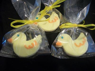 Rubber Ducky Cookie Favours - Cake by caymancake