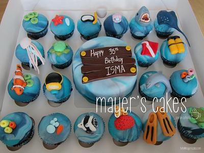 Amante del buceo - Cake by Mayer Rosales | mayer's cakes