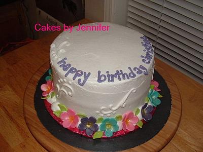 Christine - Cake by Jennifer C.