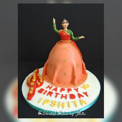 Kathak dancer cake - Cake by Jibita Khanna