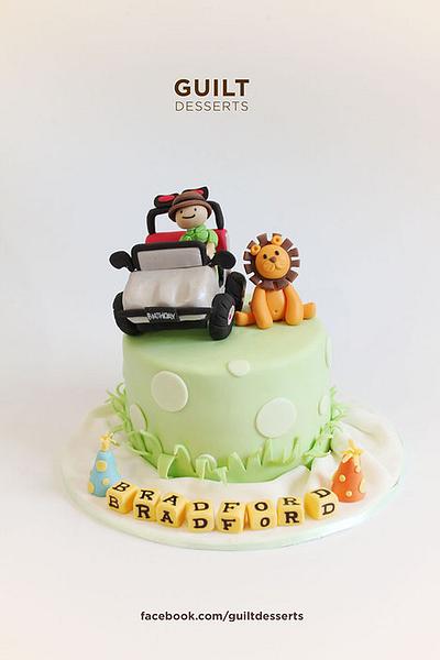 Safari Birthday - Cake by Guilt Desserts