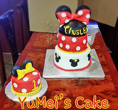 Minnie Mouse Cake - Cake by YuMei