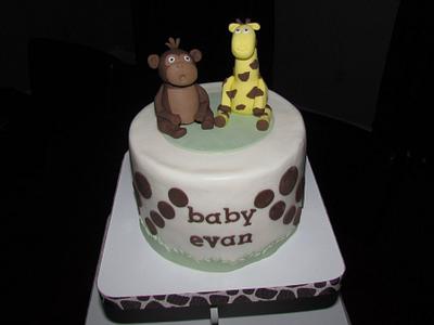 Jungle Baby Shower Cupcake Tower - Cake by Jaybugs_Sweet_Shop