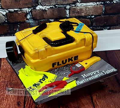 John - Fluke Toolbox Retirement Cake - Cake by Niamh Geraghty, Perfectionist Confectionist