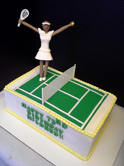 Tennis Enthusiast Cake - Cake by Sassy Cakes, LLC