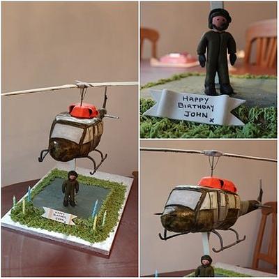 Bell 212 Cake - Cake by Mrs Millie's
