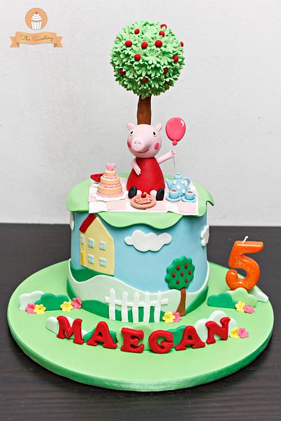 Peppa Pig Picnic - Cake by The Sweetery - by Diana
