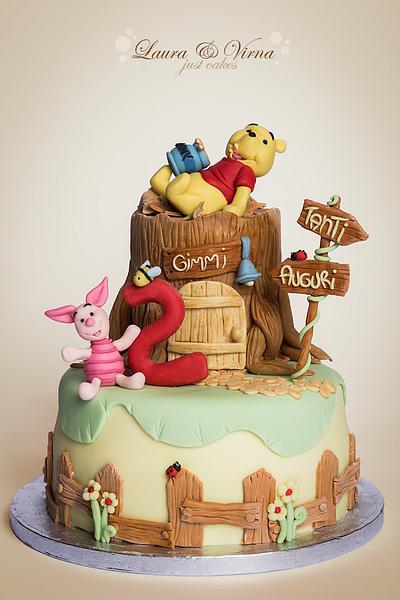 Winnie the Pooh and Piglet - Cake by Laura e Virna just cakes