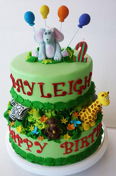 Elephant in the Jungle - Cake by MissPiggy