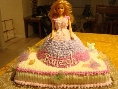 Barbie Butterfly Bday - Cake by Monsi Torres