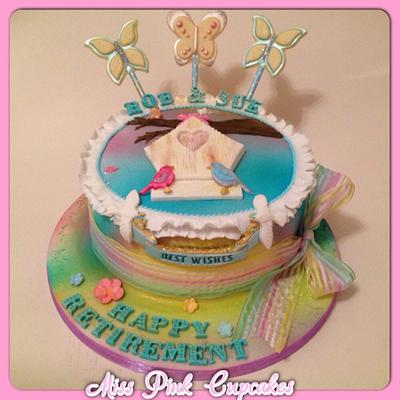 Retirement cake - Cake by Rachel Bosley 