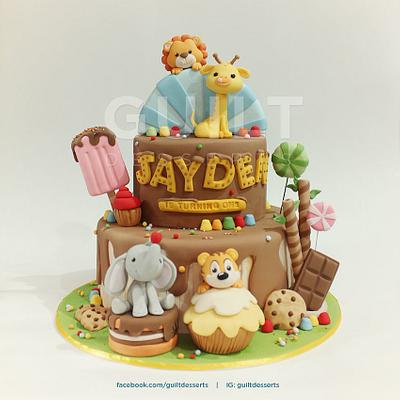 Jayden's Animal Chocolate Factory - Cake by Guilt Desserts