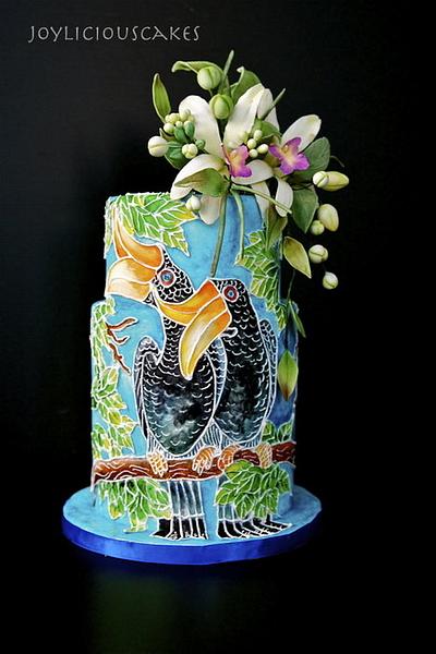 Batik Hornbill - Cake by Joyliciouscakes