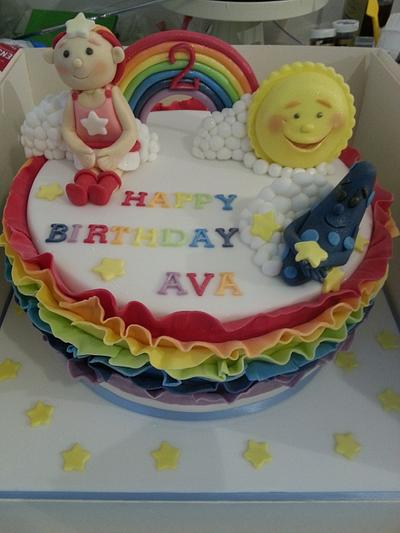cloudbabies rainbow cake - Cake by Taraw