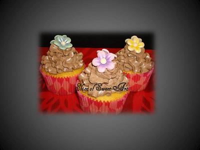 Chocolate Blossom Cupcakes - Cake by Slice of Sweet Art