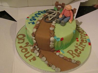Retirement cake - Cake by Christie Storey 