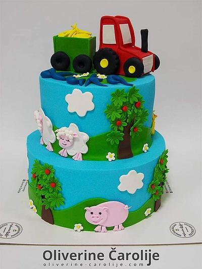 Farm Cake  - Cake by Oliverine Čarolije 