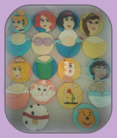 disney theme cupcake toppers - Cake by Tasty Tiers
