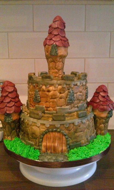 Castle cake - Cake by Little monsters Bakery
