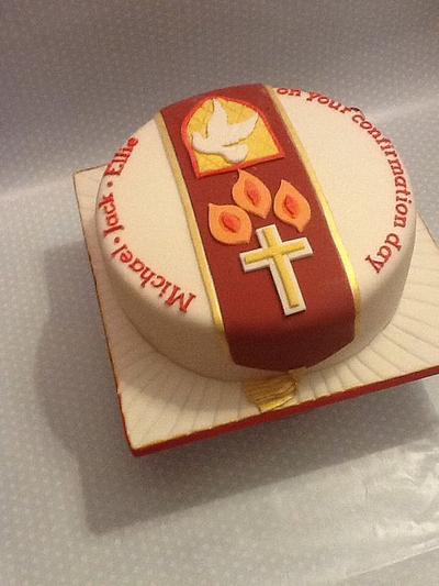 Confirmation Cake - Cake by K Cakes
