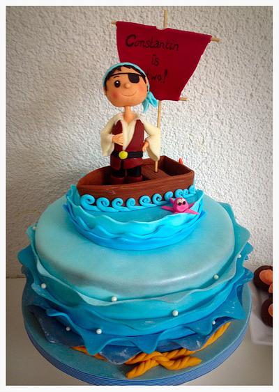 Little Pirate Birthday Cake  - Cake by Simone Barton