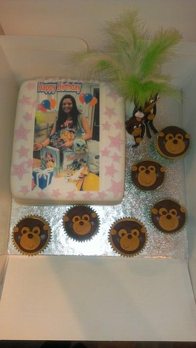 Monkey birthday cake.  - Cake by Kerry