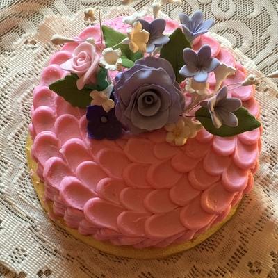 Pink Petals for Sis - Cake by Julia 