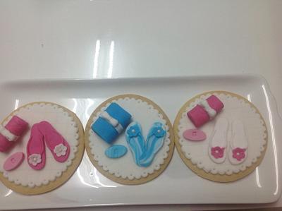 Spa themed biscuts - Cake by Sweet Creativity