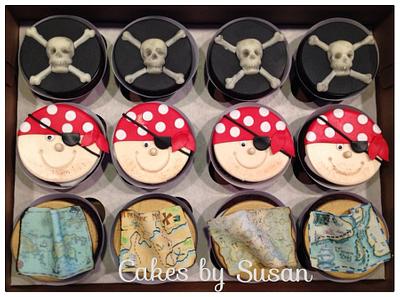 Pirate themed cupcakes - Cake by Skmaestas