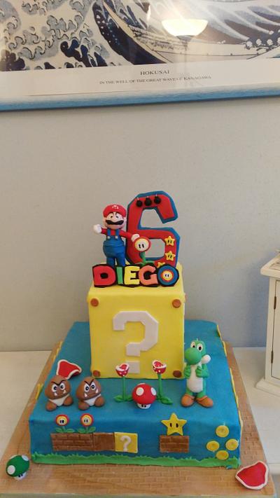 Mario Bros. - Cake by BakeryLab